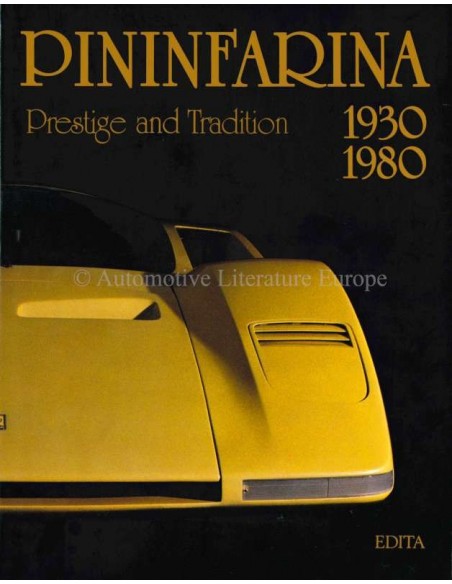 PININFARINA, 1930-1980: PRESTIGE AND TRADITION - DIDIER MERLIN - BUCH