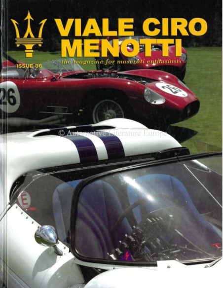 2004 MASERATI VIALE CIRO MENOTTI HARDCOVER MAGAZIN ENGLISCH