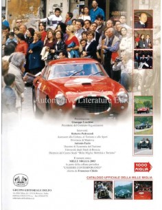 2003 MILLE MIGLIA HARDCOVER JAHRESKATALOG ITALIENISCH 2