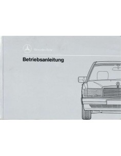 1990 MERCEDES BENZ 190 BETRIEBSANLEITUNG DEUTSCH