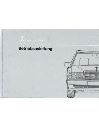 1990 MERCEDES BENZ 190 BETRIEBSANLEITUNG DEUTSCH