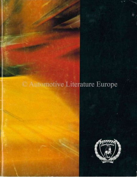 1991 LAMBORGHINI CLUB AMERICA MAGAZINE 40 ENGLISCH