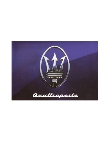 1994 MASERATI QUATTROPORTE INSTRUCTIEBOEKJE ENGELS SPAANS