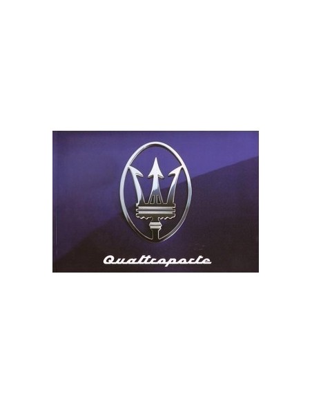 1994 MASERATI QUATTROPORTE INSTRUCTIEBOEKJE ENGELS SPAANS