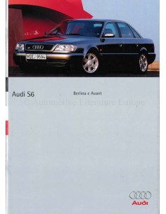 1995 AUDI S6 AVANT BROCHURE ITALIAN