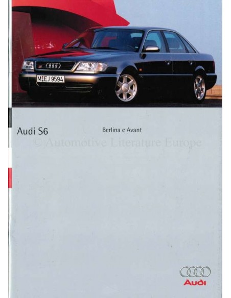 1995 AUDI S6 AVANT BROCHURE ITALIAANS