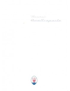 1997 MASERATI QUATTROPORTE BROCHURE DUITS