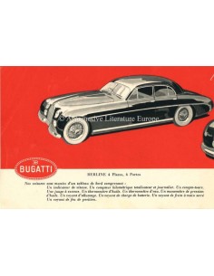 1952 BUGATTI TYPE 101 BROCHURE FRANS 2