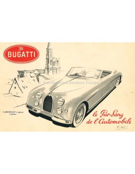 1952 BUGATTI TYPE 101 PROSPEKT FRANZÖSISCH