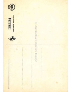 1963 FERRARI LODOVICO SCARFIOTTI POSTCARD 2