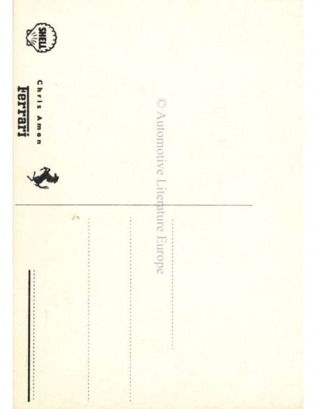 1967 FERRARI CHRIS AMON ANSICHTKAART