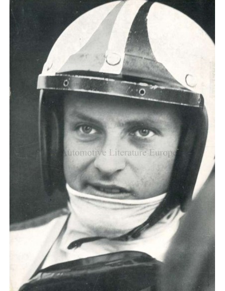 1967 FERRARI CHRIS AMON POSTCARD