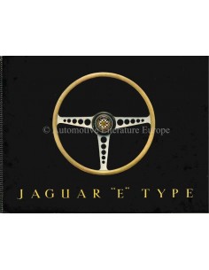 1961 JAGUAR E TYPE 3.8 LITER BROCHURE ENGELS