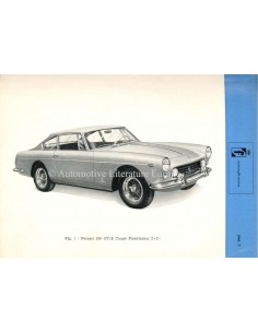 1961 FERRARI 250 GT/E COUPE PININFARINA INSTRUCTIEBOEKJE ITALIAANS 2