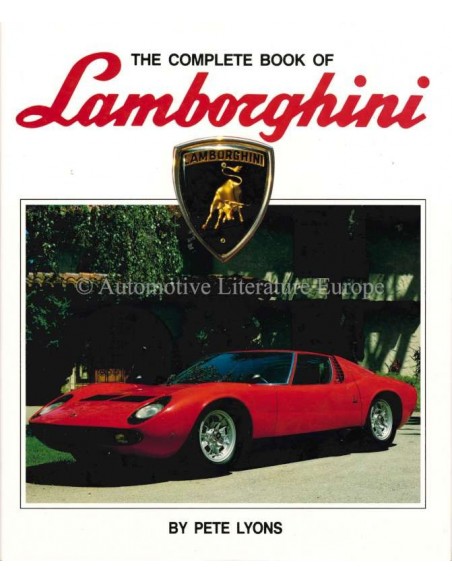 THE COMPLETE BOOK OF LAMBORGHINI - PETE LYONS - BUCH
