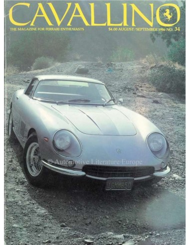 1986 FERRARI CAVALLINO MAGAZINE USA 34
