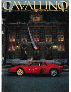 1986 FERRARI CAVALLINO MAGAZIN USA 35