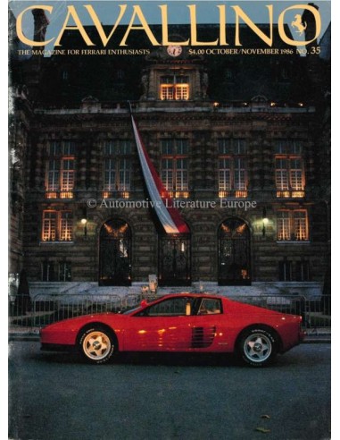 1986 FERRARI CAVALLINO MAGAZINE USA 35