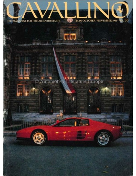 1986 FERRARI CAVALLINO MAGAZIN USA 35