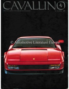 1984 FERRARI CAVALLINO MAGAZIN USA 24