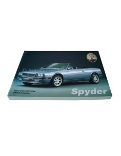 1992 MASERATI SPYDER INSTRUCTIEBOEKJE ITALIAANS ENGELS