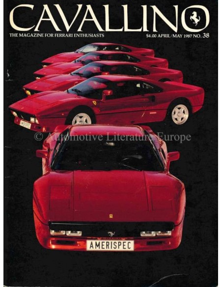 1987 FERRARI CAVALLINO MAGAZINE USA 38