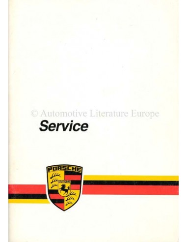 1985 PORSCHE SERVICE INSTRUCTIEBOEKJE