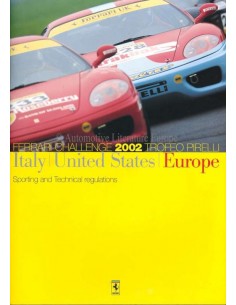 2002 FERRARI CHALLENGE TROFEO PIRELLI PROSPEKT ENGLISCH