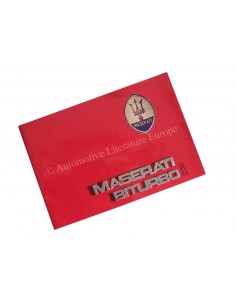 1988 MASERATI BITURBO SI ONDERHOUDSBOEKJE ITALIAANS