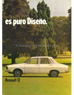 1976 IKA RENAULT 12 BROCHURE SPAANS