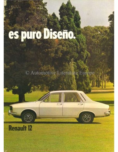 1976 IKA RENAULT 12 BROCHURE SPANISH