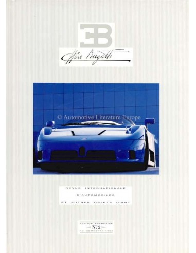 1992 EB ETTORE BUGATTI HARDCOVER MAGAZINE 2 FRANS