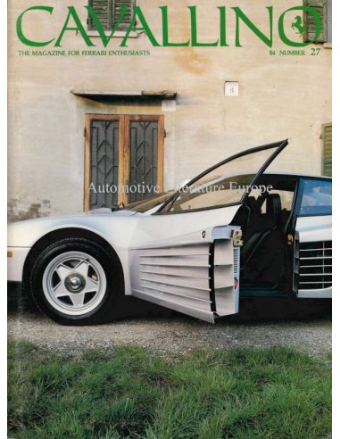 1985 FERRARI CAVALLINO MAGAZINE USA 27