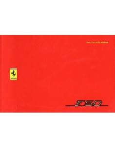 1995 FERRARI F50 INSTRUCTIEBOEKJE 1034/95