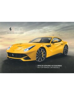 2019/2020 FERRARI GENUINE ACCESSORIES BROCHURE ENGLISH