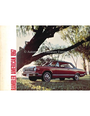 1967 RAMBLER AMERICAN BROCHURE ENGELS