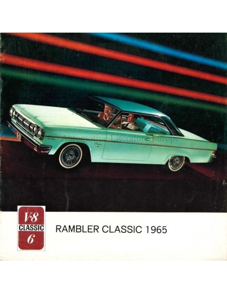 1965 RAMBLER CLASSIC BROCHURE NEDERLANDS
