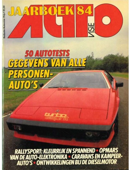 1985 AUTOVISIE JAHRBUCH NIEDERLÄNDISCH