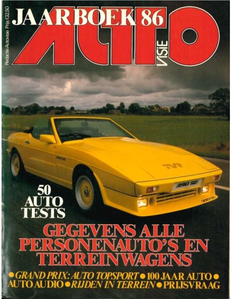 1987 AUTOVISIE JAHRBUCH NIEDERLÄNDISCH
