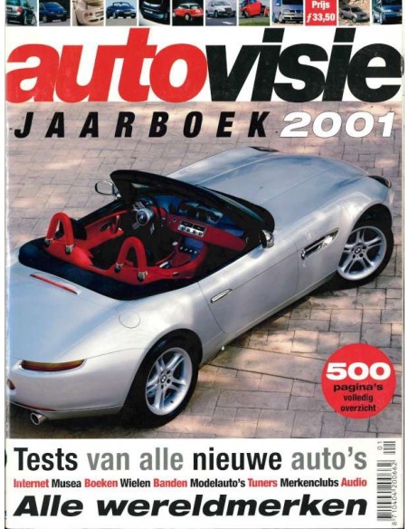 2001 AUTOVISIE JAARBOEK NEDERLANDS