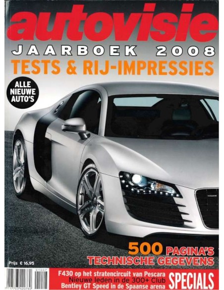 2008 AUTOVISIE YEARBOOK DUTCH