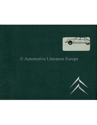 1970 CITROEN D SPECIAL (CONFORT) / SUPER INSTRUCTIEBOEKJE NEDERLANDS