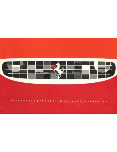 1959 FERRARI 250 GRANTURISMO COUPE PININFARINA BROCHURE FRANS