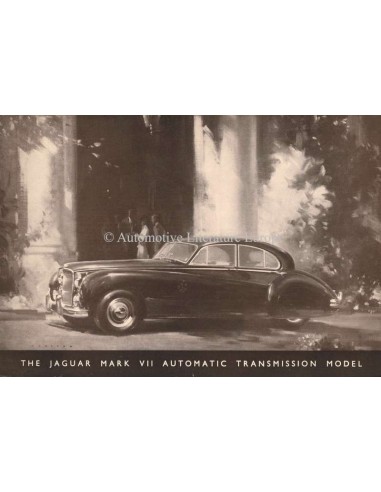 1955 JAGUAR MK VII SALOON BROCHURE ENGLISH