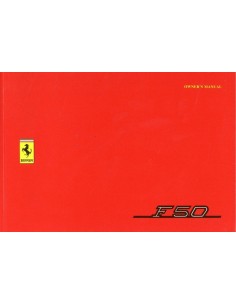 1995 FERRARI F50 INSTRUCTIEBOEKJE USA 993/95