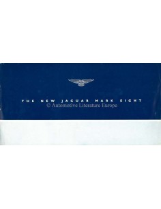 1956 JAGUAR MK VIII BROCHURE ENGELS
