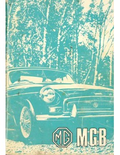 1975 MG MGB BETRIEBSANLEITUNG NIEDERLÄNDISCH