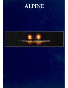 1993 ALPINE A610 TURBO BROCHURE FRANS