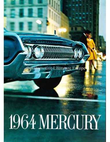 1964 MERCURY PROGRAMMA BROCHURE ENGELS