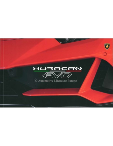 2019 LAMBORGHINI HURACAN EVO VIP HARDCOVER BROCHURE ENGELS